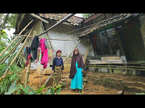 POTRET MIRIS 3 KEPALA KELUARGA TINGGAL DI RUMAH NYARIS AMBRUK DI GARUT SELATAN - SINGAJAYA