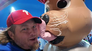 PHILLIES FANS ARE DISAPPOINTED- MASCOT MAYHEM AND LUKE MAKES A PREDICTION 
