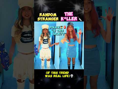 POV u accidentally walk onto a crime scene and the k*ller pretends to know u😭🤣💀 #shorts #skit