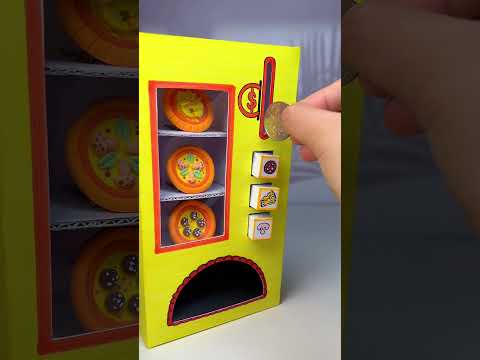 Manual DIY Pizza Vending Machine! #adorablecrafts #funny #craftyhome #art#diy