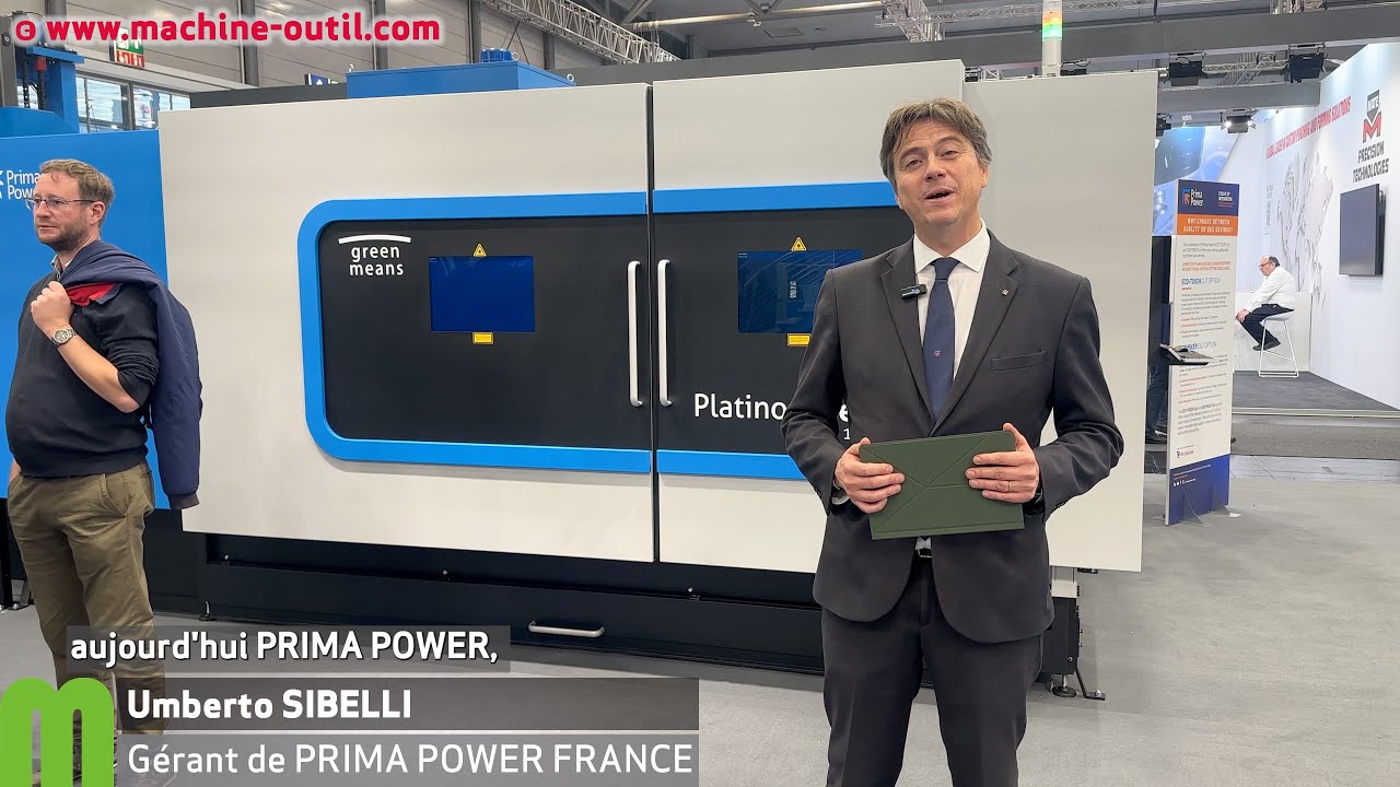 Machine de découpe laser fibre compacte avec source 8 kW
