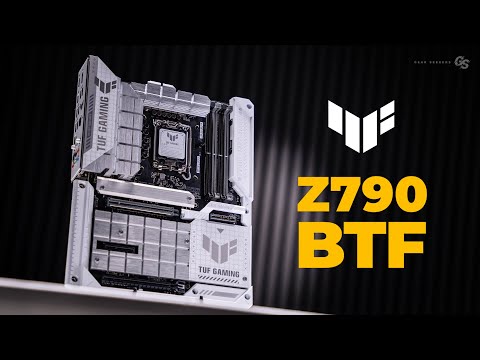 ASUS does back connectors better than MSI - ASUS TUF GAMING Z790-BTF WIFI
