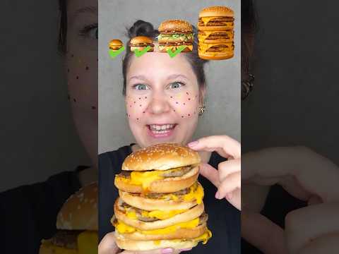 From Small to Giant Mac Burger ๐ #shorts #funny #viral
