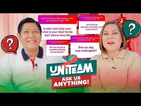 BBM VLOG #192: Uniteam Ask Us Anything | Bongbong Marcos