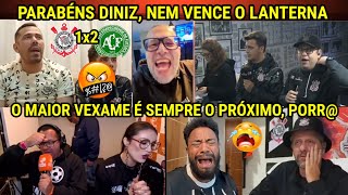 MELHORES REAÇÕES de CORINTIANOS PUTASSOS NA DERROTA PRA CHAPE l CORINTHIANS 1X2 CHAPECOENSE