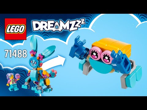 LEGO DREAMZzz Crab from Bunchu’s Creative Animal Adventures (71488) Tutorial @TopBrickBuilder