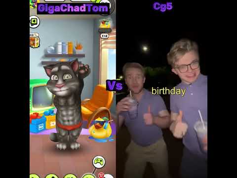 Giga Chad Tom Vs Cg5 Who Is Best ? 👌 🤣 | Grimace Shake Song 🎵 🤣 #Shorts