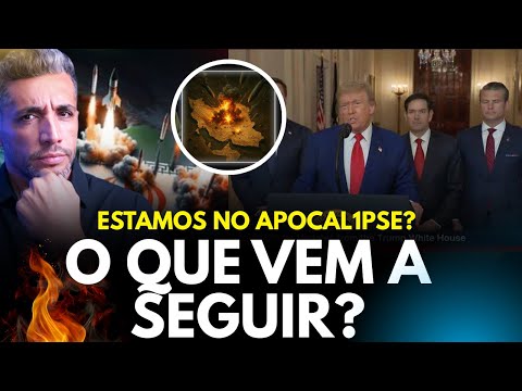 Não tem mais volta! Irã inicia "O protocolo DA GU3RRA". Isso é Bíblico? TRUMP MANDA NOVO RECADO