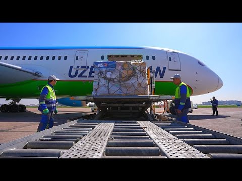 YouTube video thumbnail: Uzbekistan Expands Transport Network With new Rail and air Corridors for Central Asian Businesses
