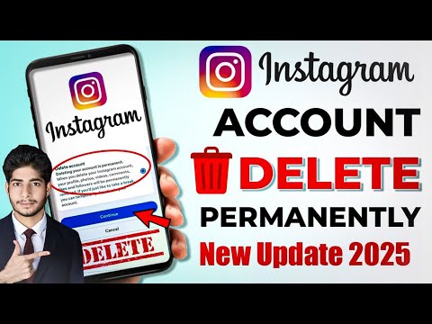 Instagram Account Delete Kaise Kare Permanently 2025 | How to delete instagram account | Instgram