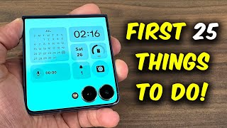 Samsung Galaxy Z Flip 7 - First 25 Things To Do (Tips and Tricks)