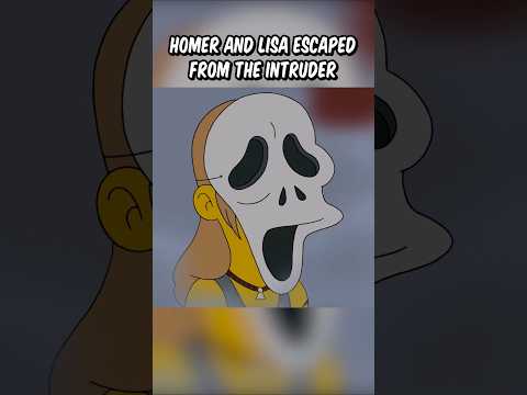 Homer and Lisa escaped from the intruder