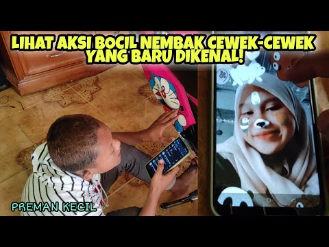Lucu lihat bocil nembak cewek-cewek yang baru di kenal! || Preman kecil
