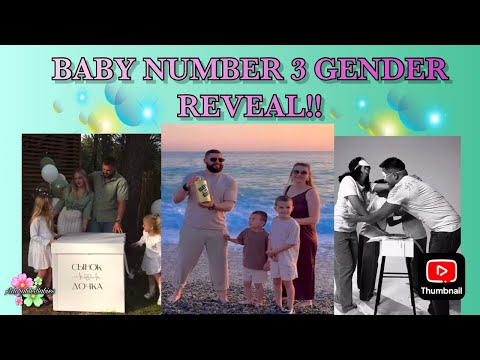 BABY NUMBER 3 GENDER REVEALS!!