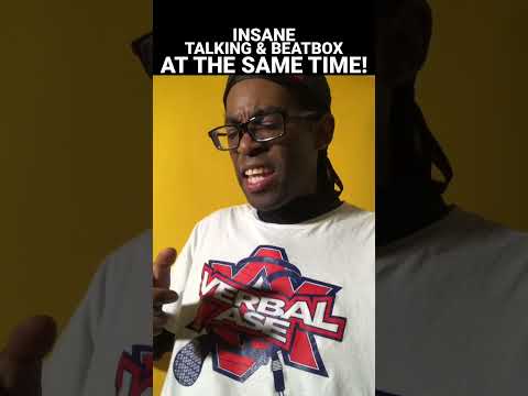 Incredible Beatboxer Talks Same Time as Heโs Performing ๐คฏ -Verbal Ase #shorts
