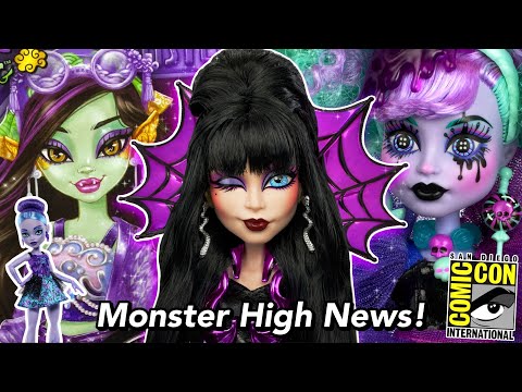NEW Monster High SDCC Dolls, Live Action movie, Skulltimate Secret Wave 7 dolls and more! 💕