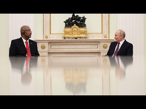 YouTube video thumbnail: Putin Hosts Seychelles President at Kremlin