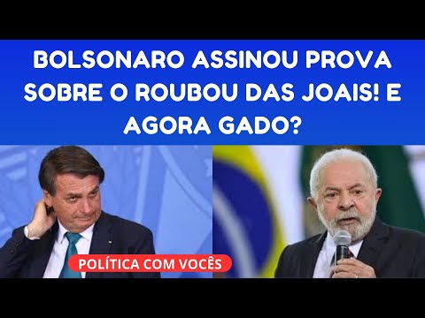 BOLSONARO ASSINA PROVA SOBRE VENDA DAS JOIAS - E AGORA GADO | LULA CONVOCA REUNIÃO DE URGÊNCIA!