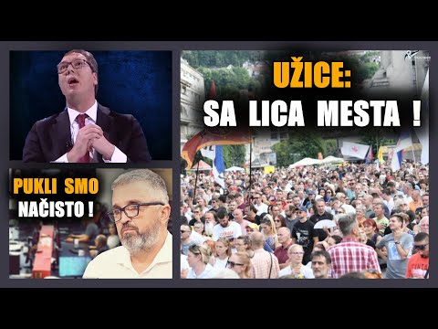 Užice - snimci sa lica mesta: Masa naroda i studenata blokirala ceo grad! Vučić i Informer van sebe!