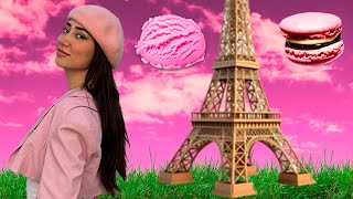 24 HORAS COMIENDO ROSA EN PARÍS 😱🩷