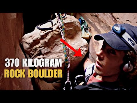 Trapped ralston in rock boulder | Aron ralston tragedy