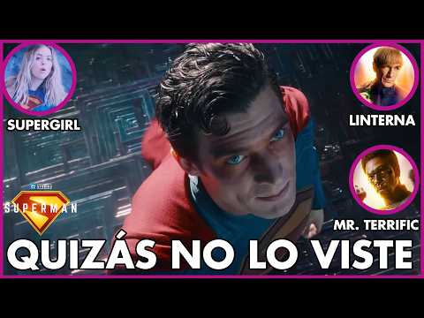 SUPERMAN 40 Cosas que NO VISTE de la Pelicula ¡Krypto, Supergirl, Liga de la Justicia! Curiosidades