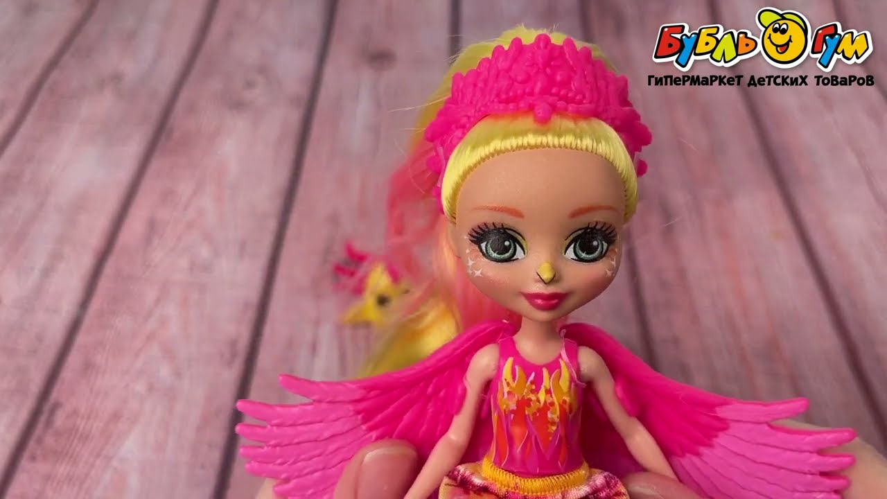 Кукла Enchantimals Фалон Феникс и Санрайз - видео