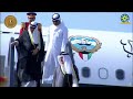 الرئيس السيسي يستقبل الشيخ مشعل الأحمد الجابر الصباح أمير دولة الكويت في مطار القاهرة