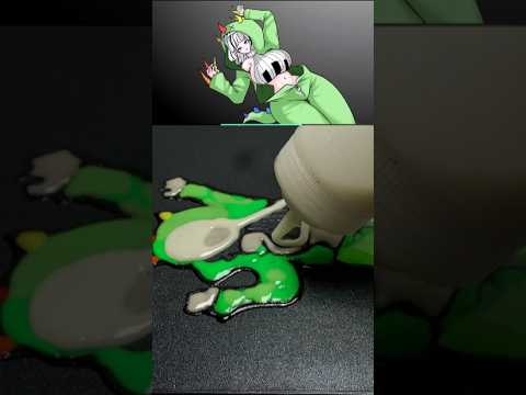 I made PIANOSAURUS ANIME Style from POPPY PLAYTIME CHAPTER 4 with Pancake Art Challenge