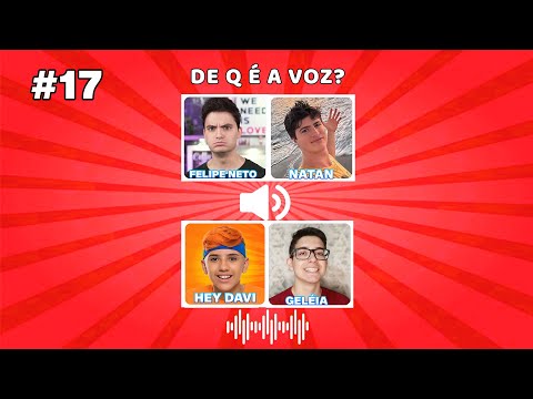 ADIVINHE O YOUTUBER PELA VOZ 17   Minecraft, Roblox, Curiosidades