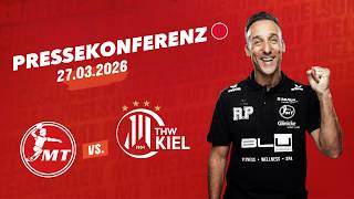 Pressekonferenz vom 27.03.2026 MT Melsungen - THW Kiel| MT Melsungen (2025 / 2026)