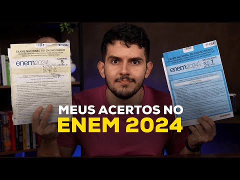 MEUS ACERTOS no ENEM 2024