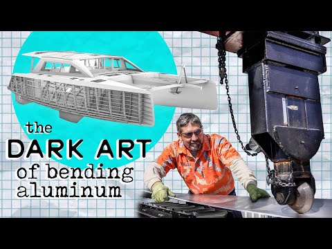 Our SECRET WEAPON to Create Curves - Aluminum Catamaran Build Part 3