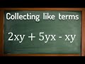 Simplifying Algebraic Expressions