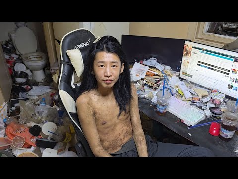 2년 동안 안 씻은 쓰레기장에 사는 여장남자