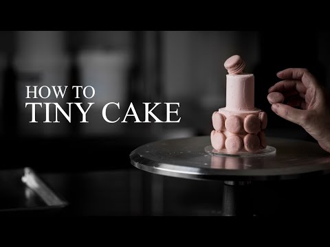 Mini Tiny Macarons Wedding Cake | Cake Decorating...