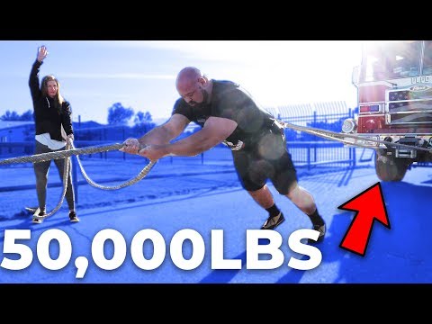 Watch Strongman Brian Shaw Train The Truck Pull With His Wife Barbend