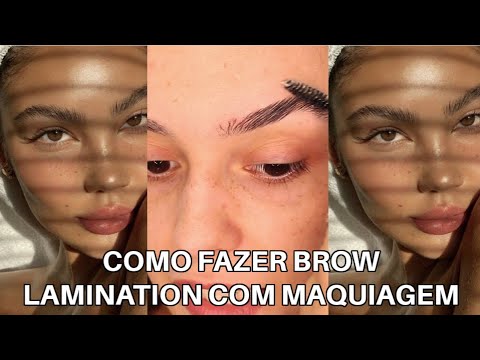 COMO FAZER e PREENCHER as SOBRANCELHAS NATURAL *em CASA*