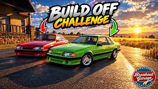 WHO CAN BUILD THE FASTEST CAR IN 15 MINUTS IN BREAKOUT GARAGE!?