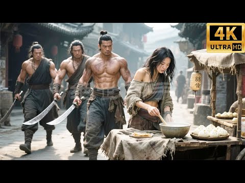 商贩夫妻竟是隐藏的功夫高手，以少敌多大败数名恶霸⚔️ 動作 | 功夫 | 抗日 | Kung Fu #李小龍 #甄子丹 #功夫 #kungfu