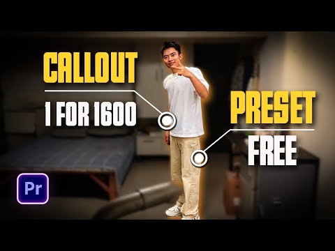 Hướng dẫn tạo CALLOUT trong Premiere Pro + Preset Miễn Phí | QUẠHD