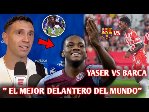 ESTO DIJO DIBU MARTINEZ SOBRE JHON DURAN y GOLAZO🔥 - LA MAGIA de YASER ASPRILLA vs BARCA👏