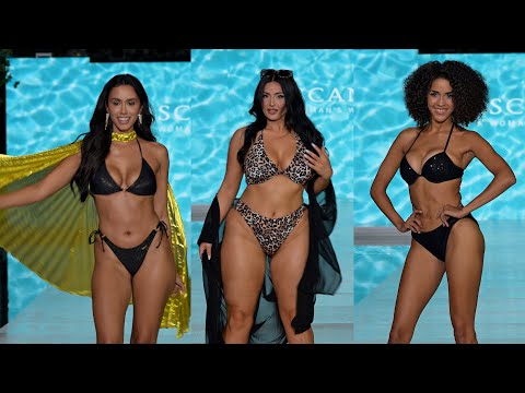 [4k60] 2024Lascana part.4 | 2024 Miami Swim Week D.C | Vertical slow motion