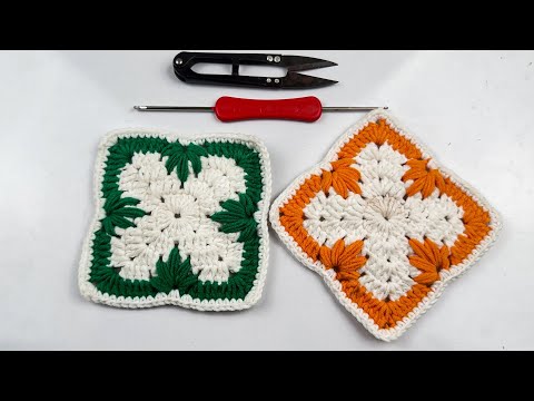 Beautiful Crochet Square 😍🤩 Amazing Easy DIY Beautiful Crochet Handwork