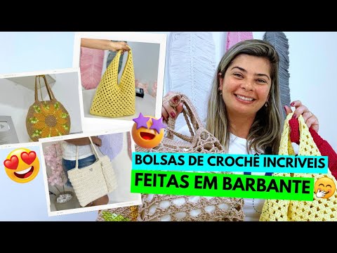 😱🔥😍BOLSAS DE CROCHÊ TENDENCIA😍TUTORIAIS GRATIS😱