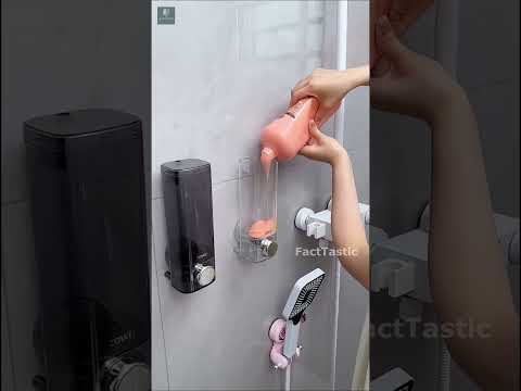 Wall mounted shampoo dispenser