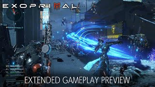 Exoprimal extended gameplay preview video