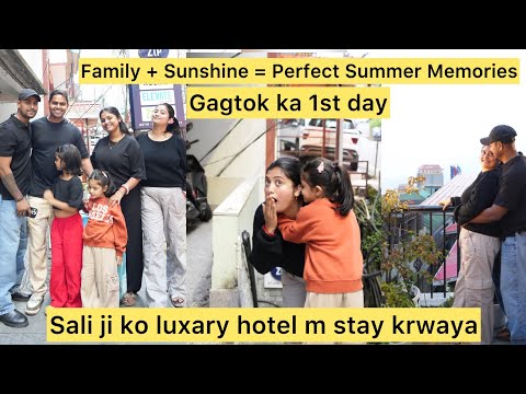 Sali ji k swagat luxary hotel m kitne ache s hua❤️humara perfect summer memories myra k sath❤️