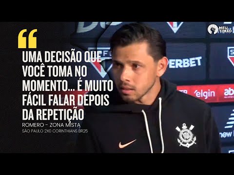 ROMERO ABRE O JOGO SOBRE GOL PERDIDO E COMENTA SOBRE SUBSTITUIÇÃO DE MEMPHIS DEPAY NO INTERVALO