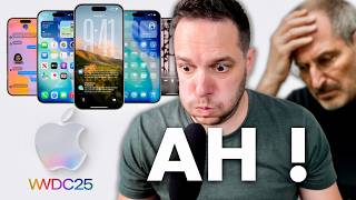 iOS 26 etc. : Apple cache son RETARD en soignant le design ! WWDC 2025